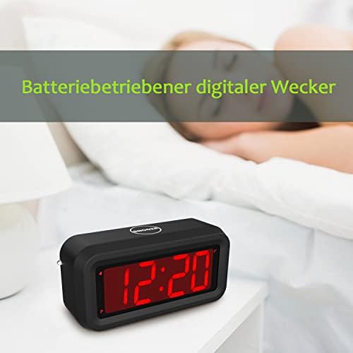 Energy Saving Digital Alarm Clock with LED Display