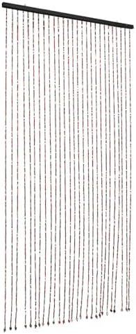 Wood Beaded Curtain for Doorway Room Divider 3543L x 689H