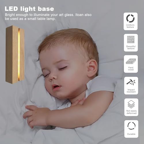 2pcs 1181 Inch Wooden LED Light Display Pedestal