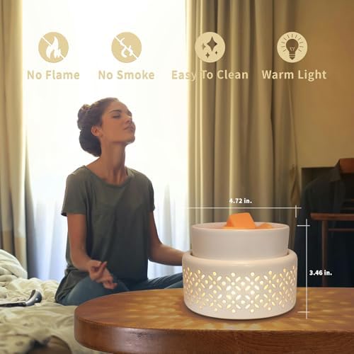 Victoria Aroma Ceramic Wax Melt Warmer LED Night Light
