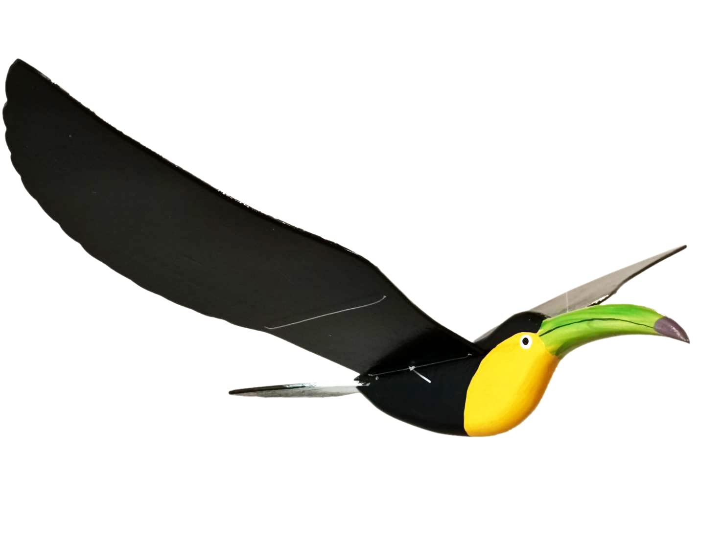 WitnyStore Wooden Bird Mobile 24 Inch Handmade Decor
