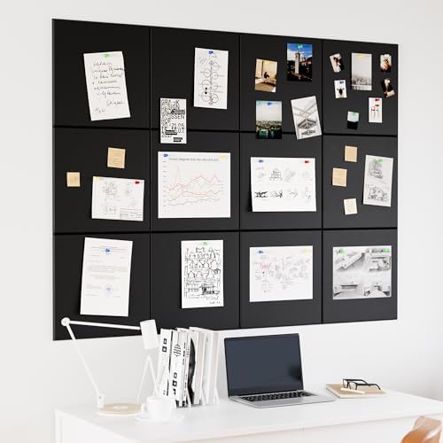 Neatsure 48x36 Inch Decorative Bulletin Board with Pushpins