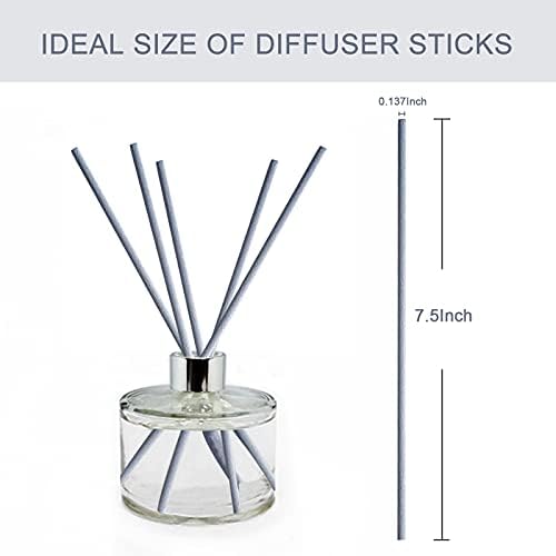 HOSSIAN 50PCS Reed Diffuser Sticks Fragrance Decor