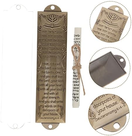 Jewish Mezuzah with Scroll Door Hanger Decor