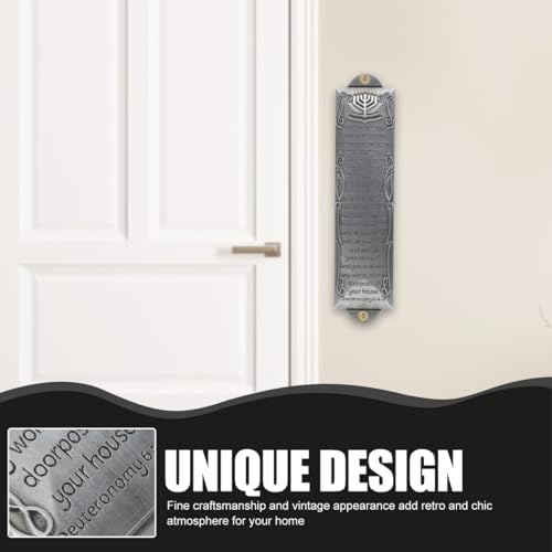 Baluue Mezuzah with Scroll for Front Door