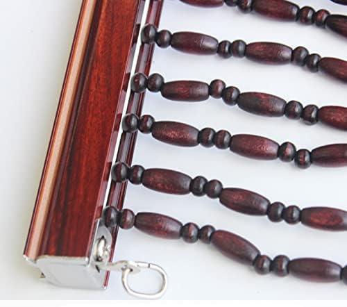 Bamboo Beaded Door Curtain for Entryway and Room Divider
