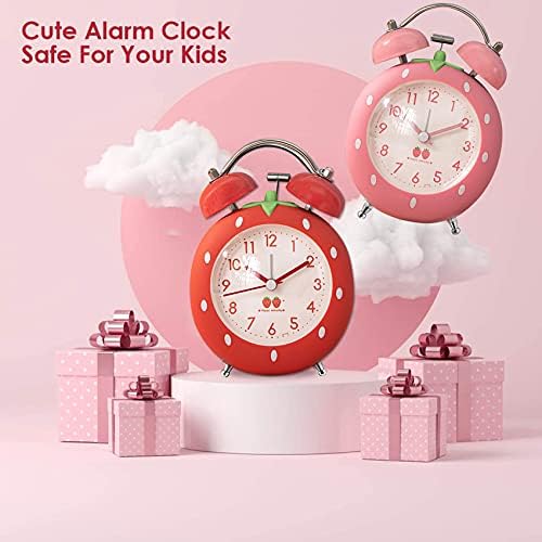 Strawberry Alarm Clock for Kids Red