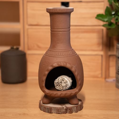 Handmade Terracotta Palo Santo Burner for Smudging and Meditation