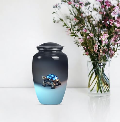 Turtle Urn for Ashes 10 Inch Decorative Cremation Urn