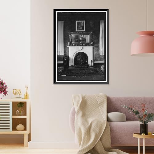 Historic Framed Print of Judge Oliver J Semmes House