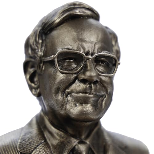 Warren Buffett Bust Statue for Investors and Collectors