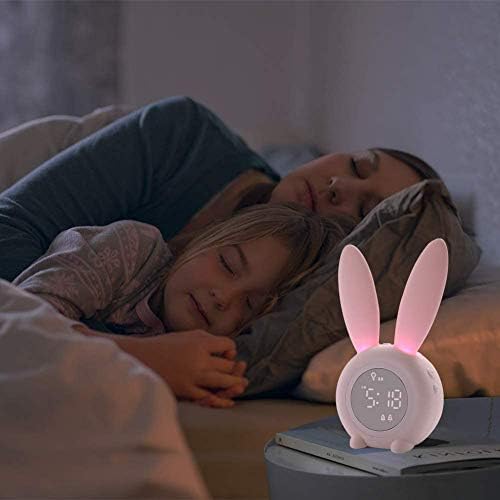 KDtech Kids Alarm Clock with Night Light and 6 Ringtones