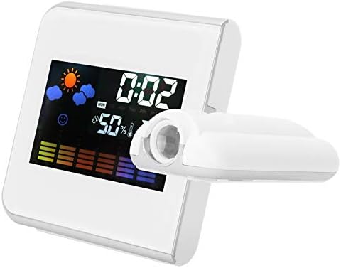 Digital Projection Alarm Clock with Weather Forecast