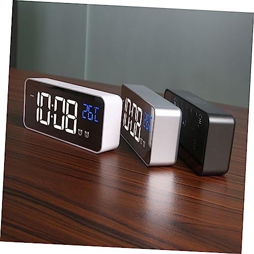 Zerodeko LED Music Alarm Clock with Dual Alarm and Large Screen