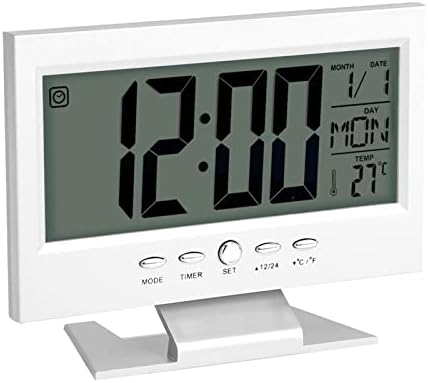 Beufee Atomic Alarm Clock with Night Light and Temp Display
