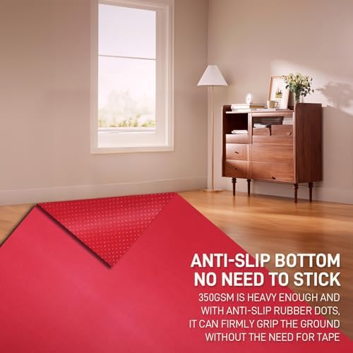 24In x 16Ft Thick Red Carpet Runner for Events