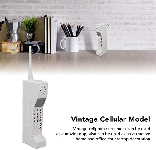 Diydeg Retro Brick Cell Phone Ornament White