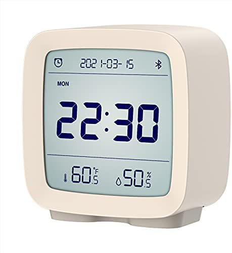 Qingping Smart Bluetooth Alarm Clock with Temperature and Humidity Display