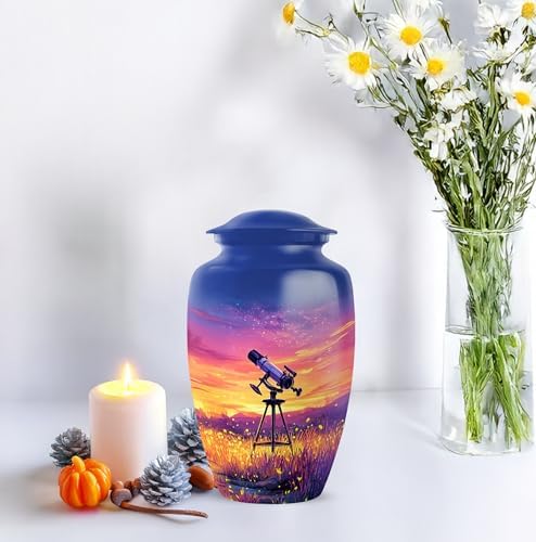Telescope Cremation Urn for Ashes 6 Inch Medium