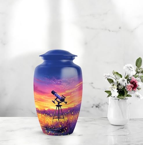 Telescope Cremation Urn for Ashes 6 Inch Medium