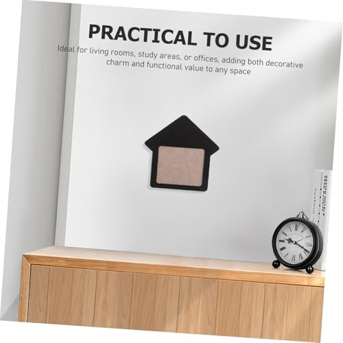 Ciieeo Black Framed Photo Bulletin Board Stand