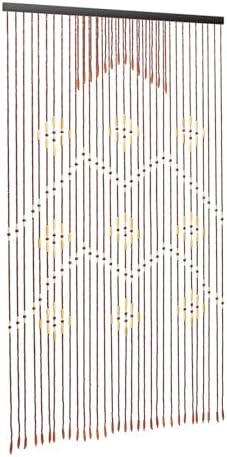 354x689 Inch Handmade Beaded Curtain with Plum Blossom Design