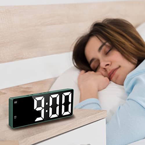 LOFICOPER 65 Inch LED Alarm Clock with Dual Alarm and Temperature Display