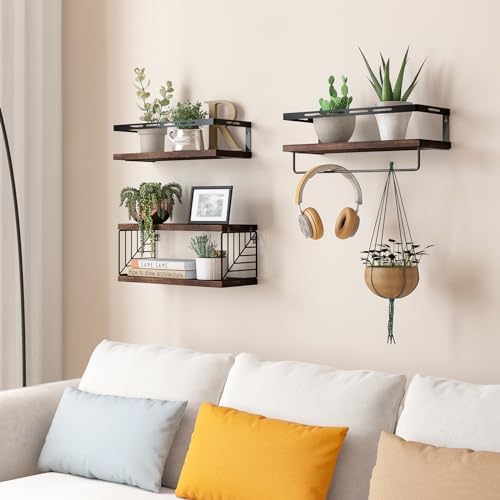Fixwal 31 Tier Floating Wall Shelf Over Toilet