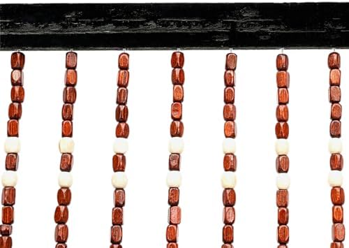 31 Strings Wooden Beaded Curtain for Privacy