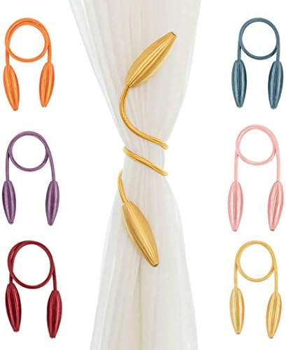 Fullgaden Orange Curtain Tiebacks 2PCS Holdbacks