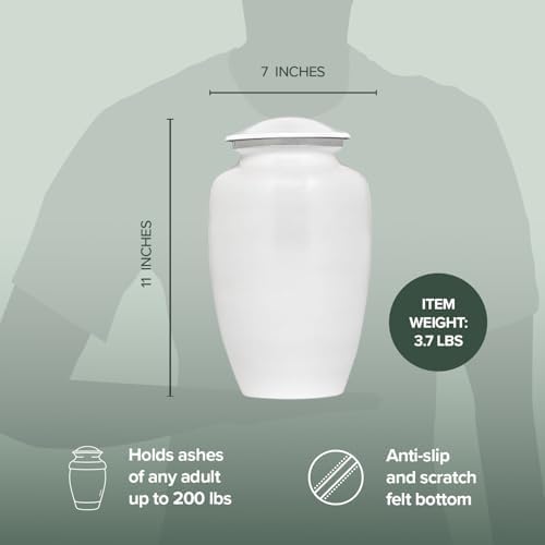Eternal Harmony Large Urn for Ashes 7x11 Inch