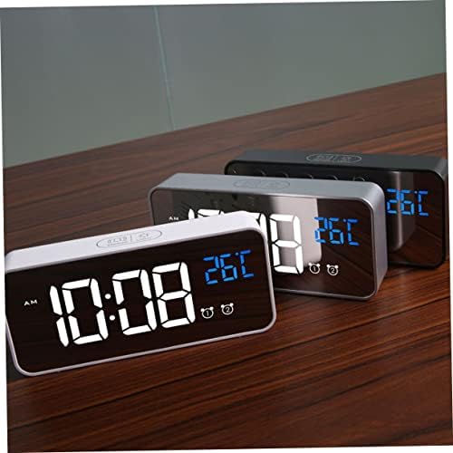 Zerodeko LED Music Alarm Clock with Dual Alarm and Large Screen