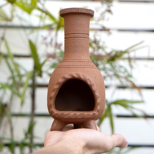 Handmade Terracotta Palo Santo Burner for Smudging and Meditation