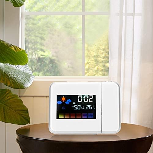 Digital Projection Alarm Clock with Weather Forecast
