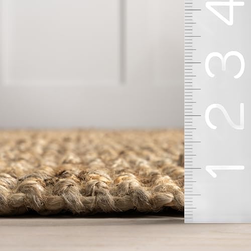 nuLOOM 2x6 Jute Tassel Hand Woven Area Rug