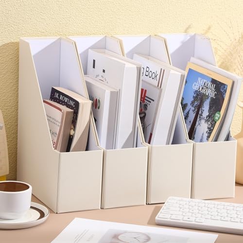 Feifeiya Magazine File Holder Set of 6 Beige