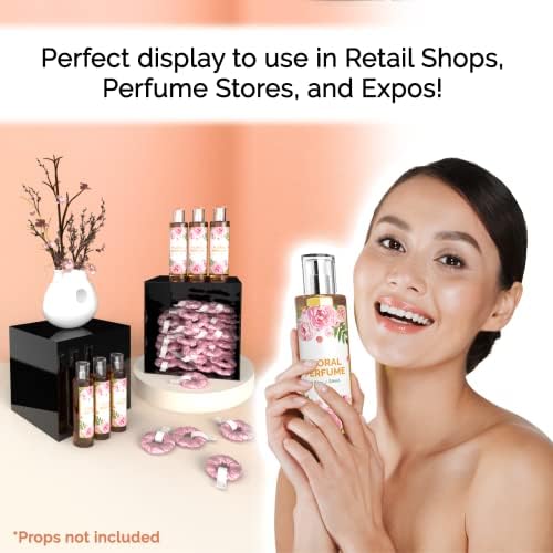 Acrylic Pedestal Stand 10x10x10 Black Display Riser