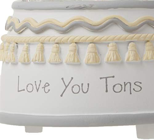 Precious Moments Love You Tons Musical Snow Globe Elephant