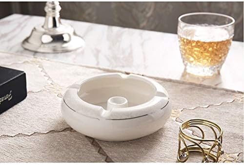 Round Ceramic Ashtray 55 Inch Home Decor Accent