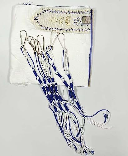 Jewish Tzitzit Set with Hanging Hooks for Men Women