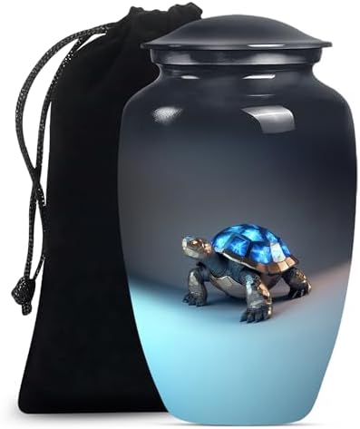 Turtle Urn for Ashes 10 Inch Decorative Cremation Urn