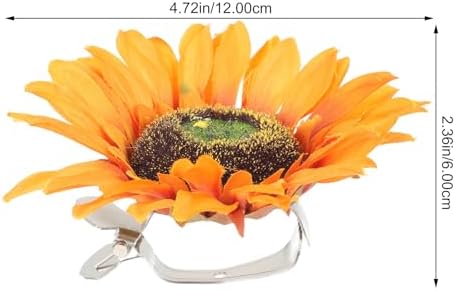 2Pcs Sunflower Curtain Tiebacks for Home Office Decor