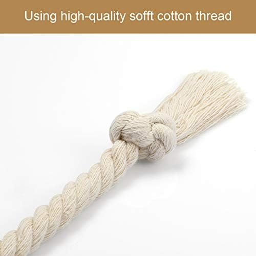 Tatuo 8 Piece Curtain Rope Tiebacks Beige