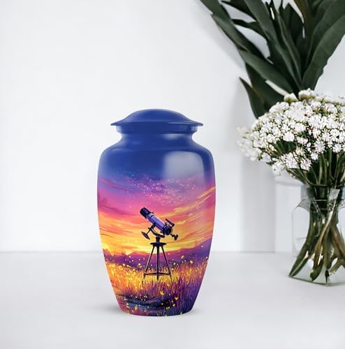 Telescope Cremation Urn for Ashes 6 Inch Medium