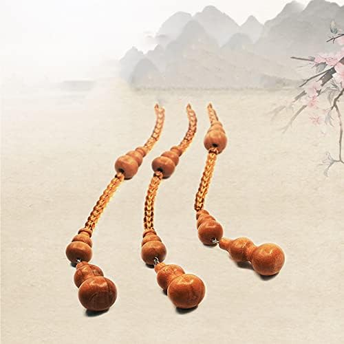KDDEON Handmade Wood Bead Curtain with 29 Strands