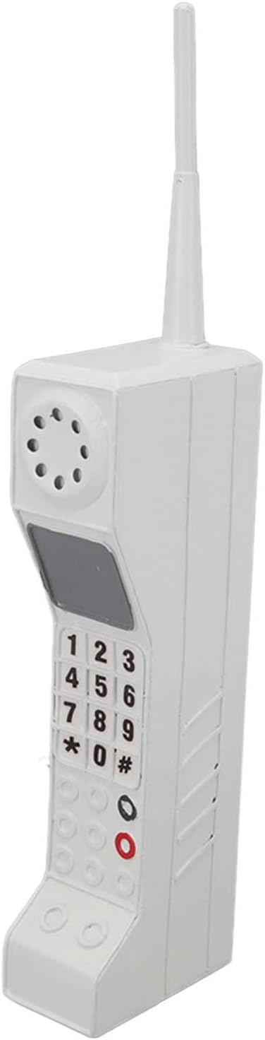 Diydeg Retro Brick Cell Phone Ornament White