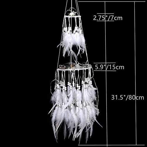 Dremisland Double Circle Dream Catcher with LED Fairy Lights