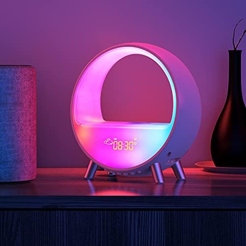 Dekala Arches Alarm Clock with Wireless Charging and White Noise