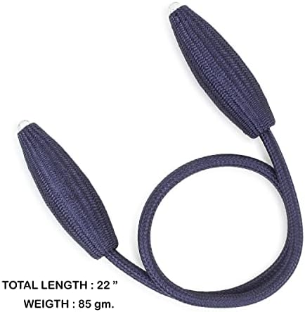 2 Pc DIY Twist Curtain Tieback Clips Blue