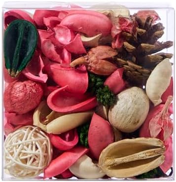 Pretysnow Rose Scented Potpourri Bowl Decor